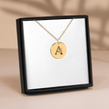 Floral Initial Necklace – A